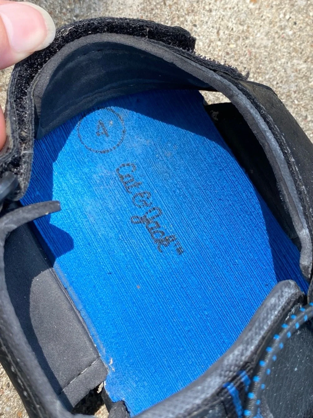 Cat & Jack Black and Blue Kids Water Shoes